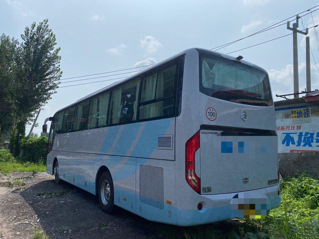 Benutzter Luxustouristenbus goldener manueller Getriebe-Dieselheckmotor Lhd Dragon Buss 45seats