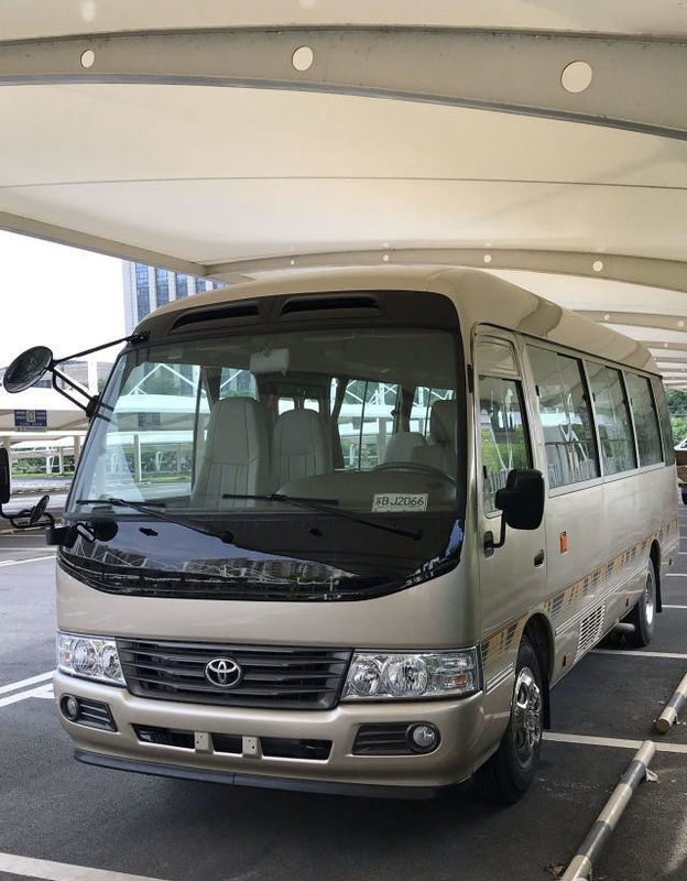 2010-jährige 20 Sitze benutzten Küstenmotorschiff, das, Benzinmotor des Bus-2TR linke Handsteuerung Mini Bus Toyota Coaster Buss benutzte