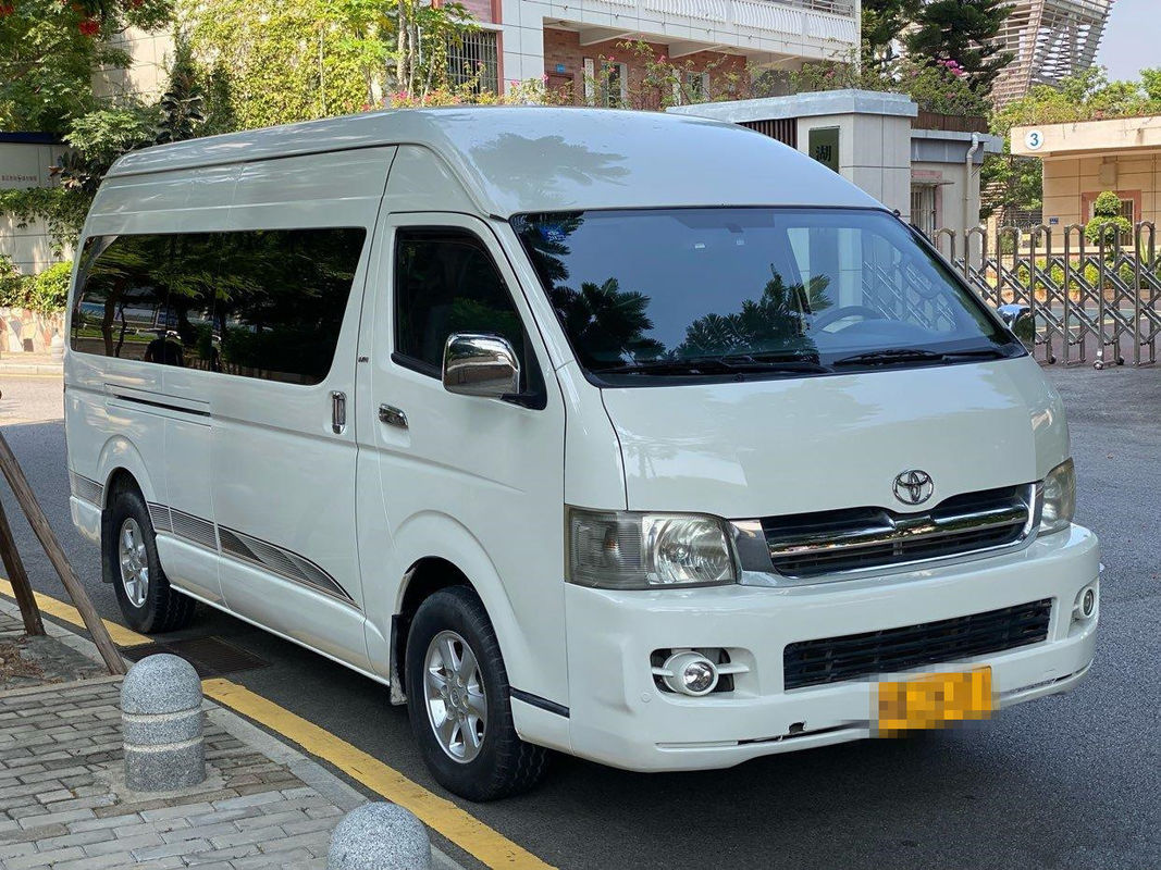 Hohes Dach-2005-jährige 13 Sitze Benzin benutztes Toyota Hiace verwendeten Mini Bus Automatic Transmission