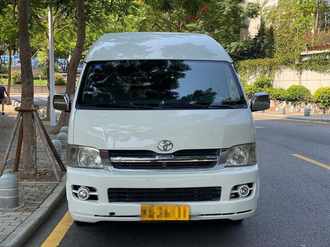 Hohes Dach-2005-jährige 13 Sitze Benzin benutztes Toyota Hiace verwendeten Mini Bus Automatic Transmission