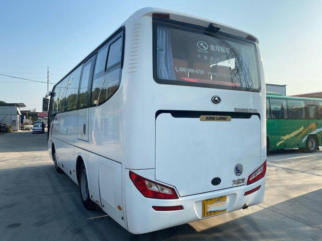Verwendete Reisebus Kinglong XMQ6802 verwendete des Bus-34 Stahlfahrgestelle-hohe Qualität Sitz-Yuchai-Maschinen-Euro-5