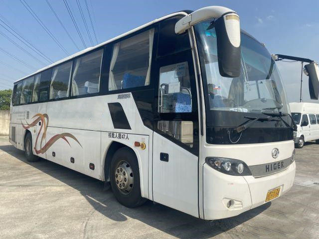 Doppeltüren benutzten 47 Maschine Sitzhöher Zug-Buses Useds LHD KLQ6115 Yuchai