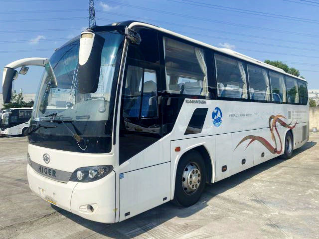 Doppeltüren benutzten 47 Maschine Sitzhöher Zug-Buses Useds LHD KLQ6115 Yuchai