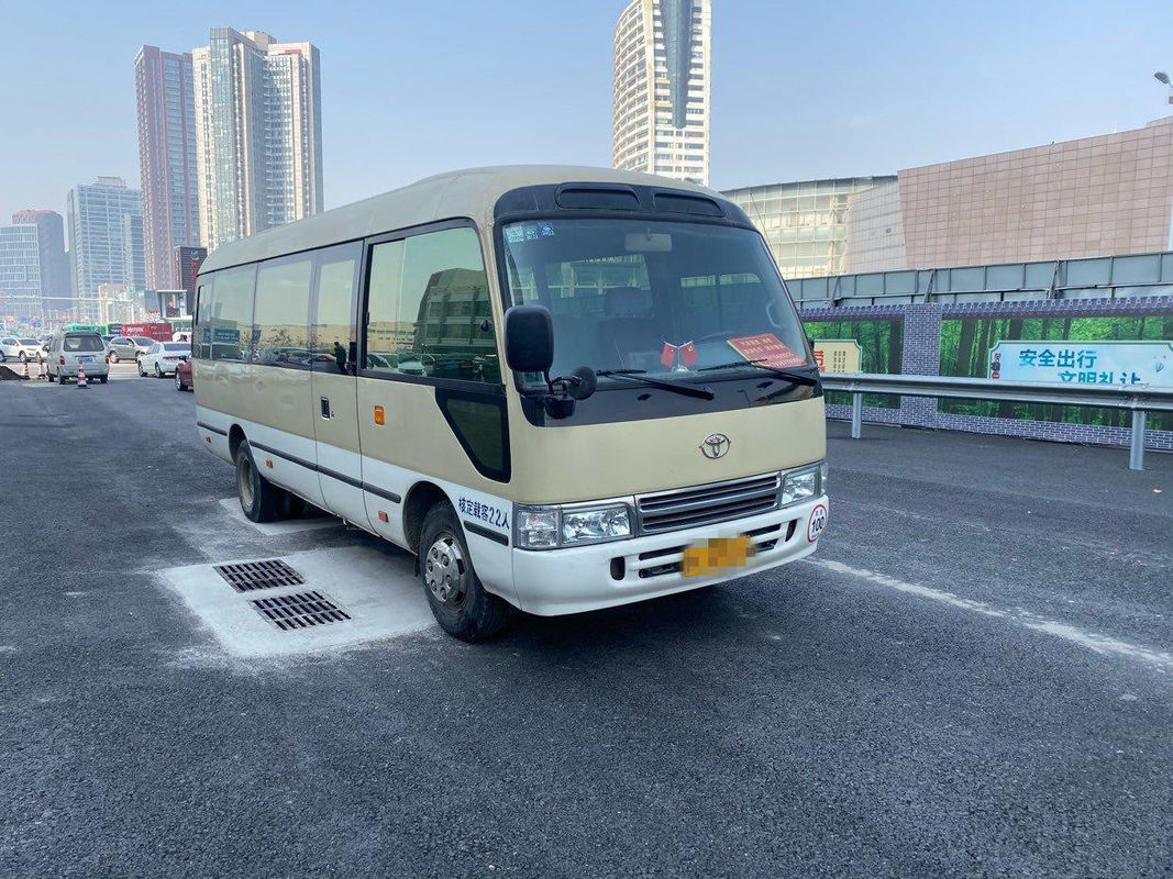 22 Sitzbenutzte 2012-jährige linke Handsteuerung Benzinmotor des Toyota-Küstenmotorschiff-Bus-2TR