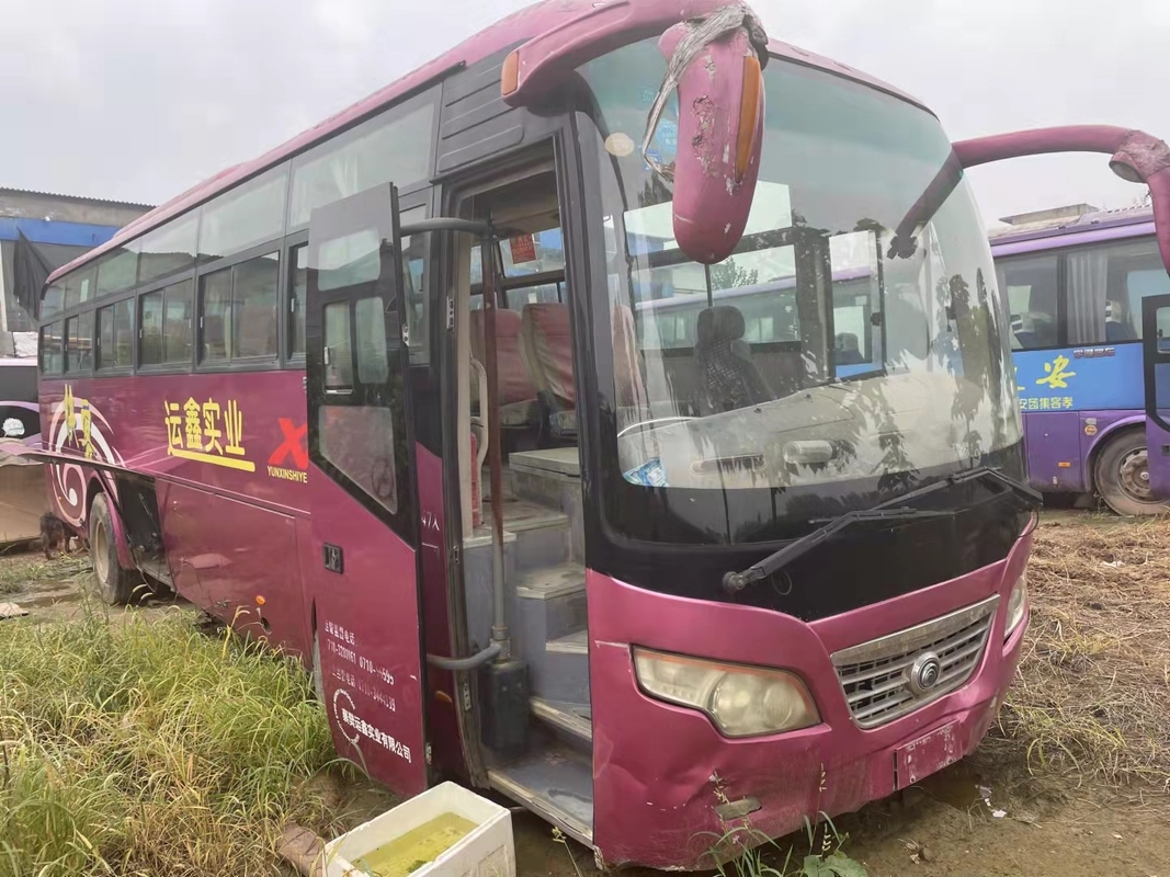 2009-jährige 47 Sitze benutzte Trainer-Bus Front Engine Steering LHD Yutong ZK6102D Bus benutzte Dieselmotoren