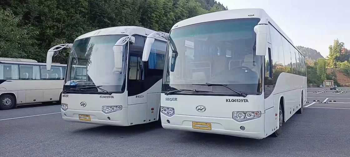 Höherer Bus Trainer-Buses 65 Tansanias KLQ6129 Yutong im langen benutzten Plan-Toyota-Küstenmotorschiff-Bus Sitzrhd Front Engine 2+3