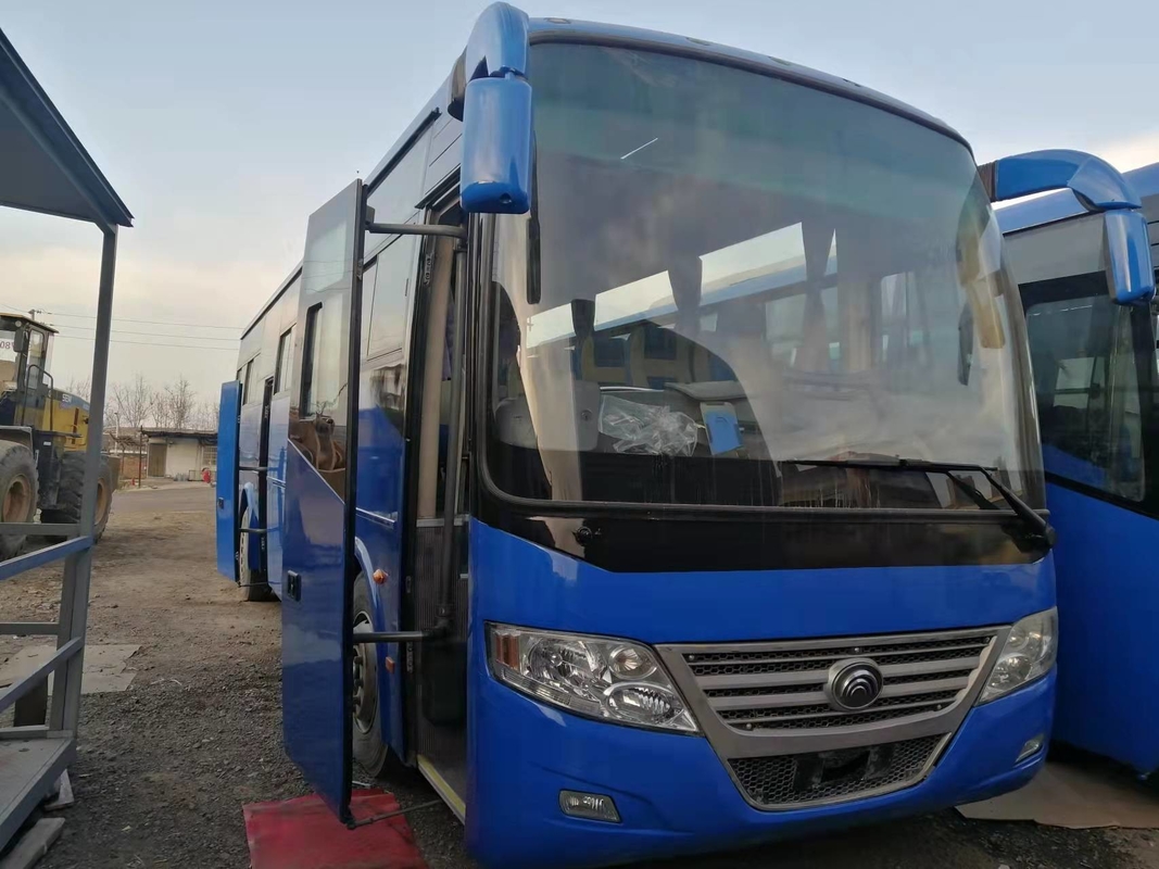 52 Fahrer-Steering Used Coach-Bus Sitz2014-jähriger benutzter Yutong-Bus-ZK6112D Front Engine RHD