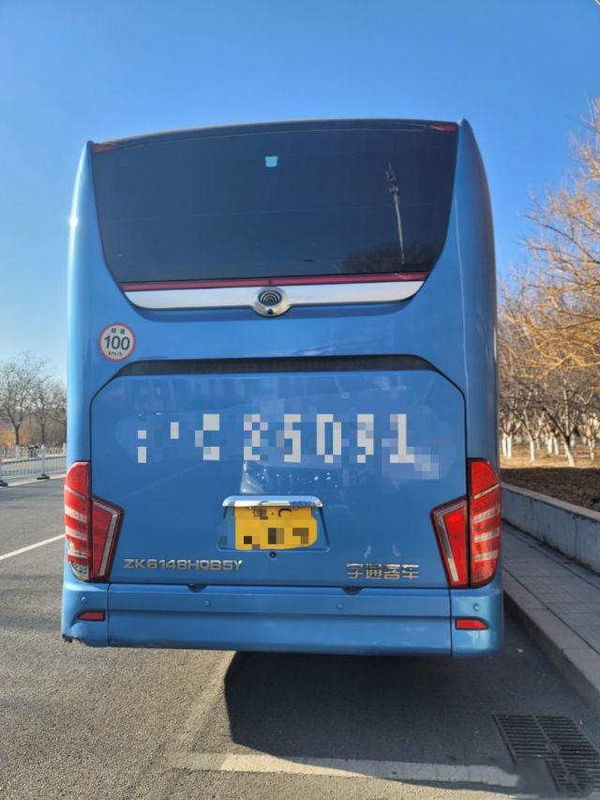 Doppelte hintere Sitze 2019-jähriges WP.10 Axle Bus Used Yutong Buss ZK6148 56