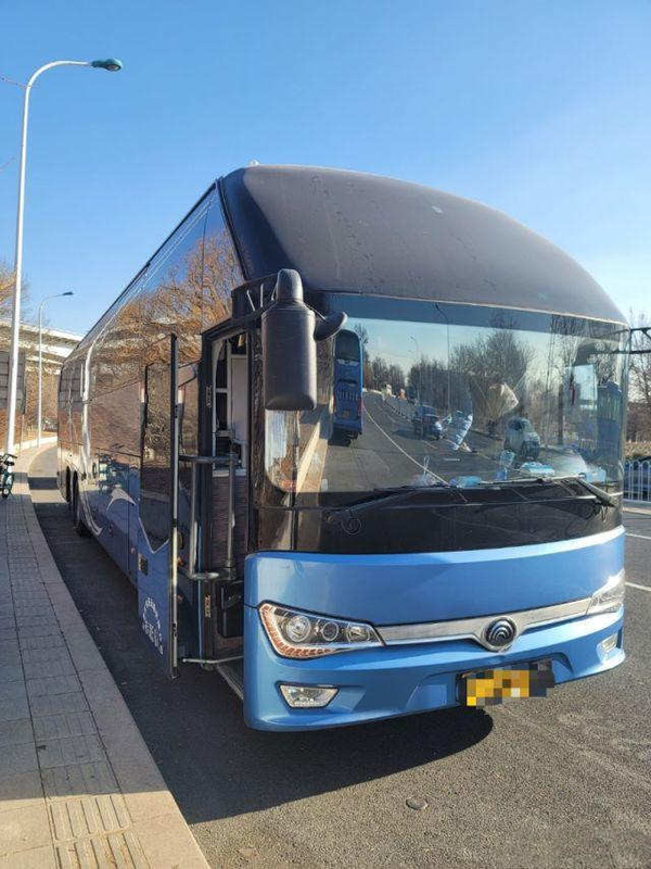 Doppelte hintere Sitze 2019-jähriges WP.10 Axle Bus Used Yutong Buss ZK6148 56