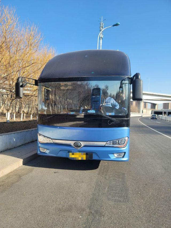 Doppelte hintere Sitze 2019-jähriges WP.10 Axle Bus Used Yutong Buss ZK6148 56