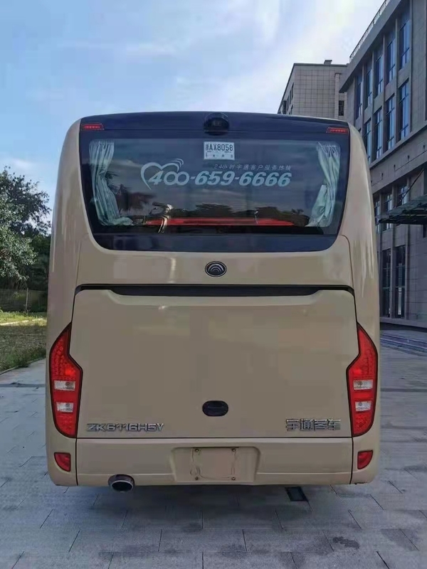 Bus Yutong benutzte Sitztouristenbus Yuchai-Maschinen-Doppeltüren des Passagier-ZK6116 des Bus-50