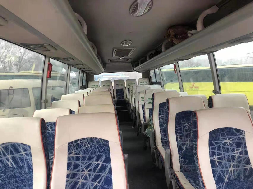 Benutzter Personenwagen-Bus 206kw 100km/H Yutong ZK6127 Heckmotor-links-Hand-Antrieb