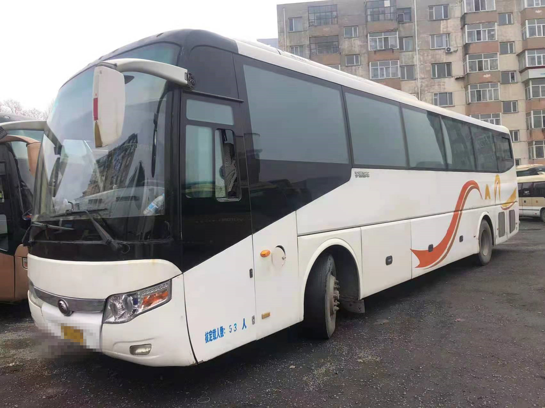 Benutzter Personenwagen-Bus 206kw 100km/H Yutong ZK6127 Heckmotor-links-Hand-Antrieb