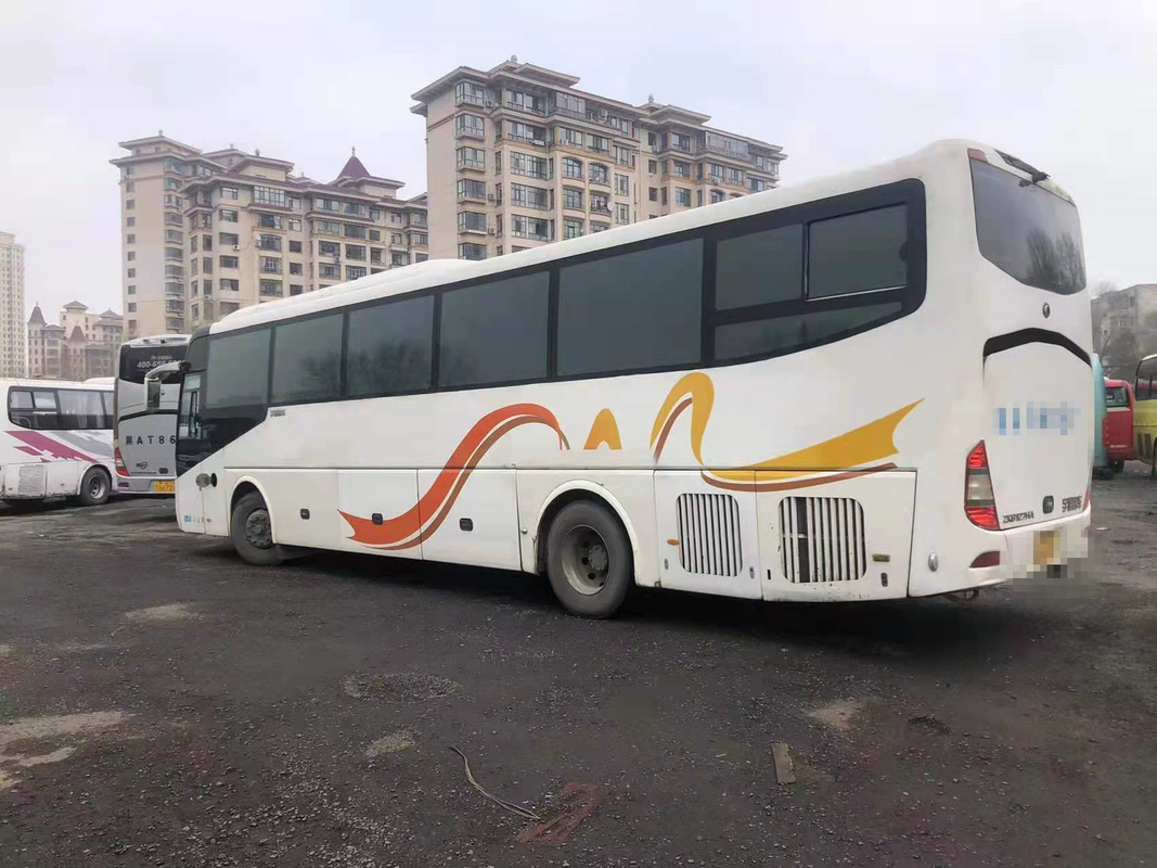 Benutzter Personenwagen-Bus 206kw 100km/H Yutong ZK6127 Heckmotor-links-Hand-Antrieb