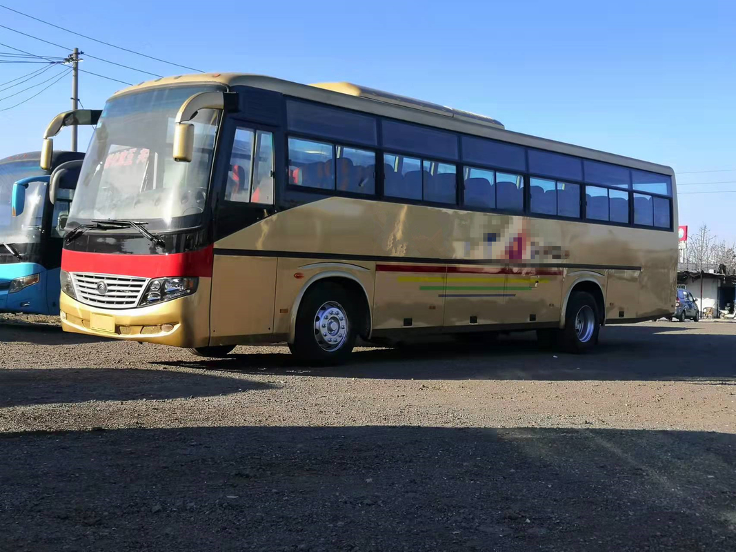 Handzug Bus Diesel Front Engine des Yutong-Bus-53 Sitzer benutzter ZK6116D Bus-zweite