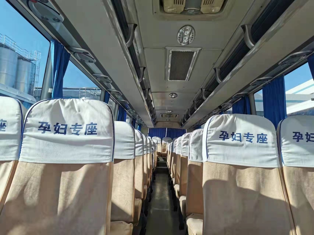 55 Sitze benutzte Zug-Bus Euros II Yutong-Bus-12000mm Hand-Antriebs-Busse linke