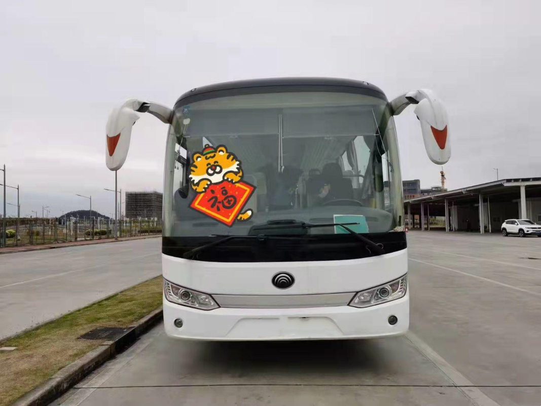 Yutong verwendete Transport, den weiße Fahrzeuge Diesel- Langstrecken-50Seats verwendeten Trainer Buses verwendeten