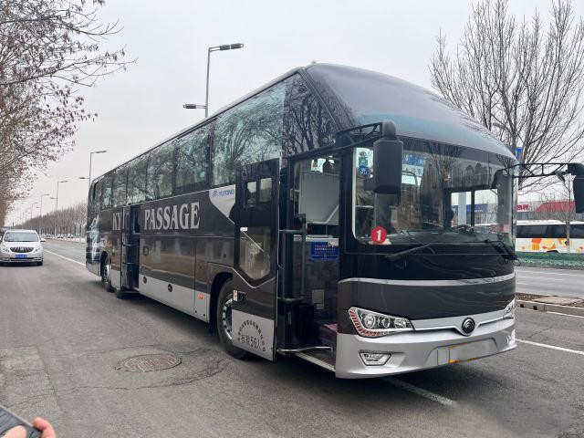 Gebraucht-Langstreckenbus Yutong verwendete Trainer Bus, das ZK6148 Dieselbus Weichai-Maschinen-400hp benutzte