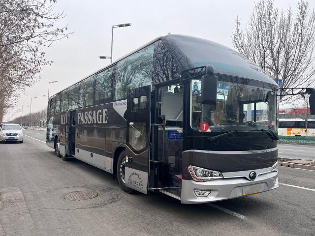 Gebraucht-Langstreckenbus Yutong verwendete Trainer Bus, das ZK6148 Dieselbus Weichai-Maschinen-400hp benutzte