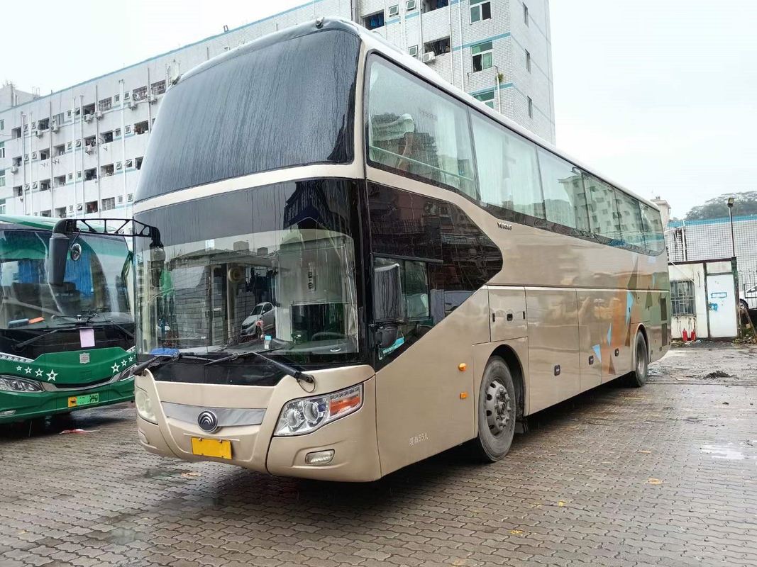 Verwendeter Yutong-Marken-2015-jähriger Ausflug-Trainer Bus, das ZK6126 Diesel-Bus Weicahi-Maschinen-375hp benutzte, benutzte Doppeltüren EURO III Bus