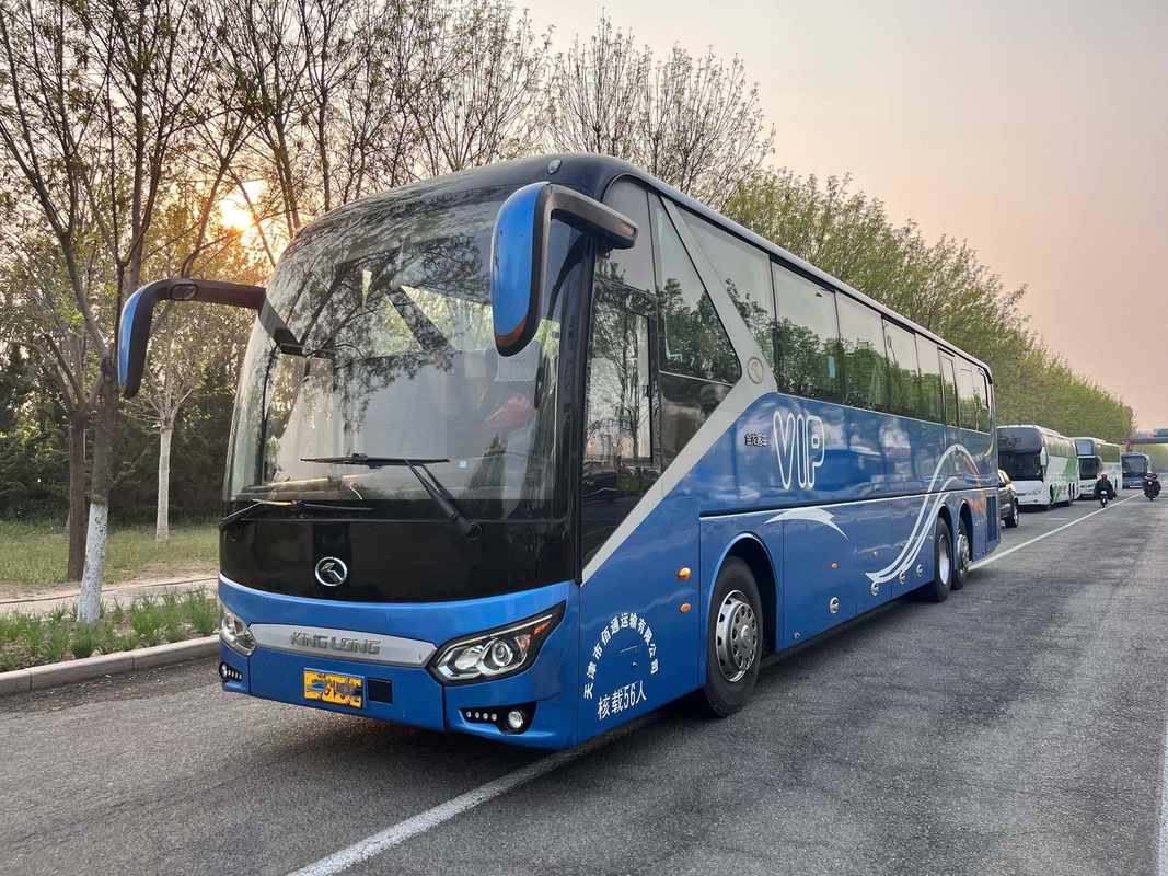 Kinglong-Bus neues XMQ6135 verwendete Trainer Buses 56 Sitze LHD Front Engine Double Axle