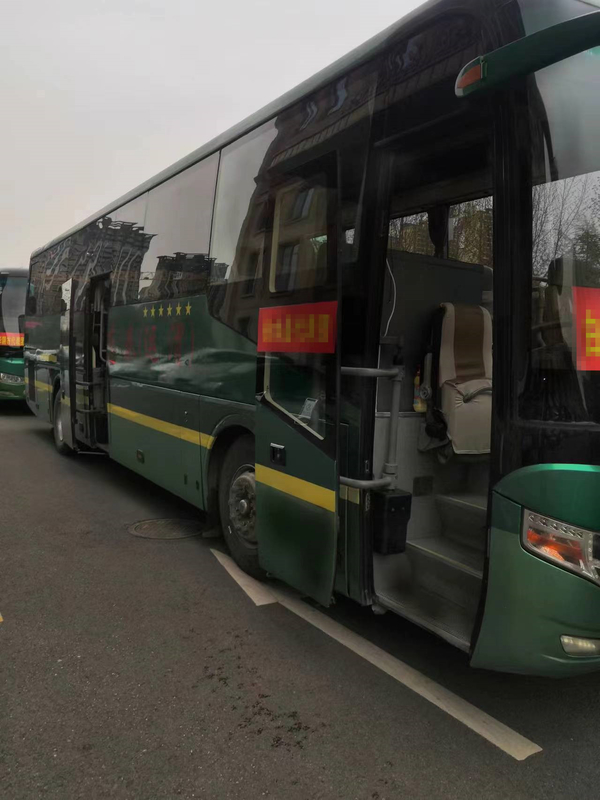 2019-jähriger 49 Sitze benutzter Yutong-Trainer-Bus Left Hand-Antrieb transportiert Heckmotor-Bus
