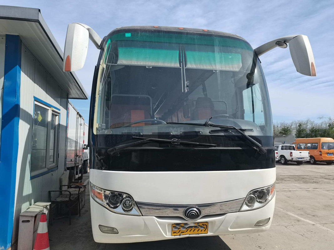 Busse und Trainer Yutong Zk6107 51seats Hand-Antriebs-Bus-links-Steuerung des Passagier-Bus-zweite