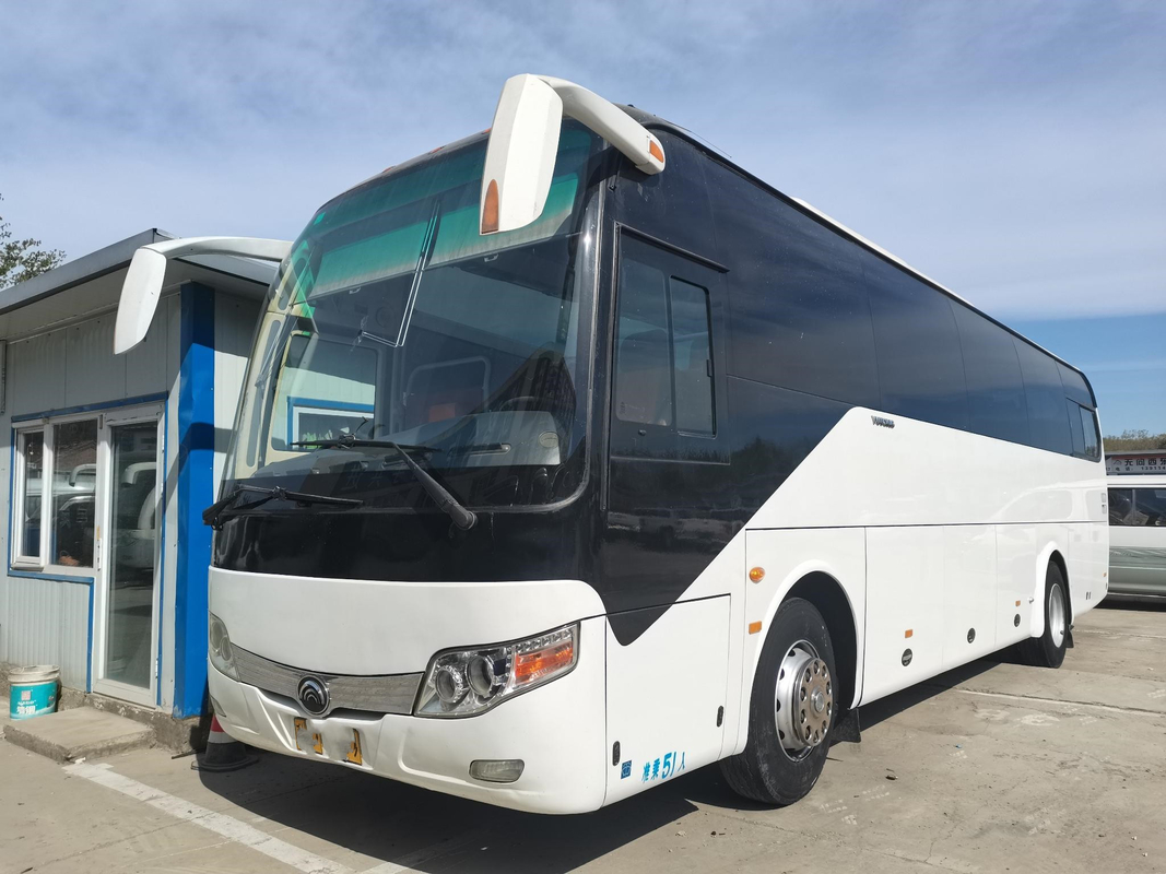 Busse und Trainer Yutong Zk6107 51seats Hand-Antriebs-Bus-links-Steuerung des Passagier-Bus-zweite