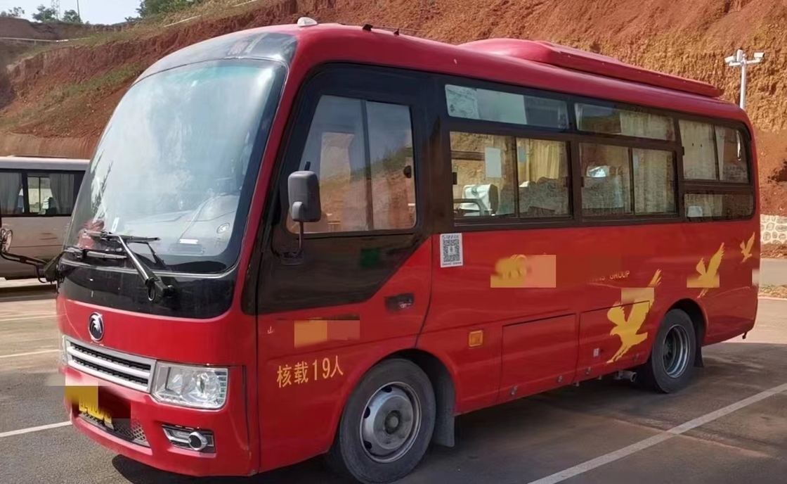 2017-jährige 19 Sitze benutzte Achse des Yutong-Bus-Modell-ZK6609D Mini Bus Left Hand Drive Front Engine 2