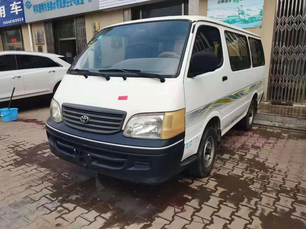 2008-jähriger Toyota Hiace Bus 12 Sitz- Benzin benutzter Hiace-Bus-2. Hand-Mini Buss