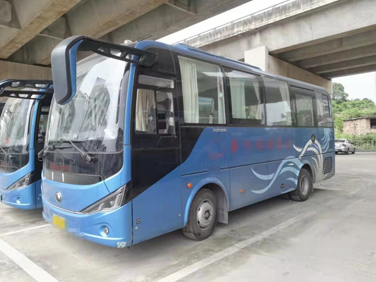 Blattfeder-Suspendierung ZK6750H Yutong 30seats benutzte Mini Coach Low Kilometer Diesel-Maschine