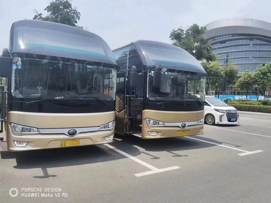 Bus-Zug Long Used Coach ZK6128 Yutong transportiert 54 Sitze RHD/LHD-Heckmotor