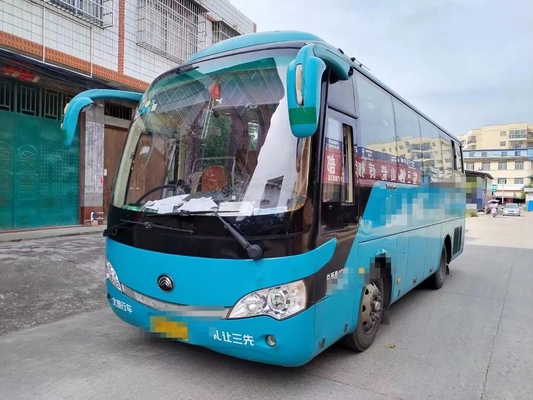 Gebrauchter Bus Yutong ZK6808 Dieselmotor 35-Sitzer-Plattenfederung