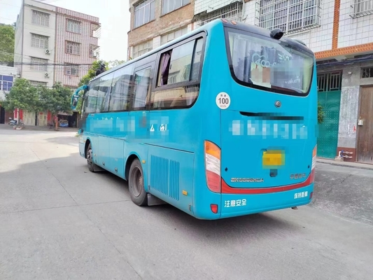 Gebrauchter Bus Yutong ZK6808 Dieselmotor 35-Sitzer-Plattenfederung