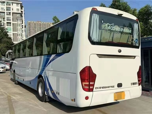benutzter Durchfahrtbus Yutong 55seater benutzte Doppeltüren Rv-Bus-ZK6125 Luftsacksuspendierung