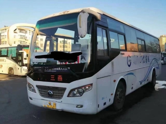 Benutzter Dieselpassagier-Bus 162kw bus Yutong ZK6102D Front Engine Used 43