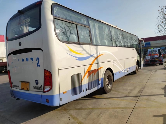 Benutzte Dieselbusse berichtigen Rückseite Steeing-Bus Yutong Zk6110 2+3layout 62seats Yuchai-Maschinen-Bus