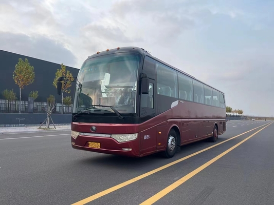 Länge Yutong ZK6122 des zweite Handtouristenbus-12m Blattfederungs-linker benutzter Zug