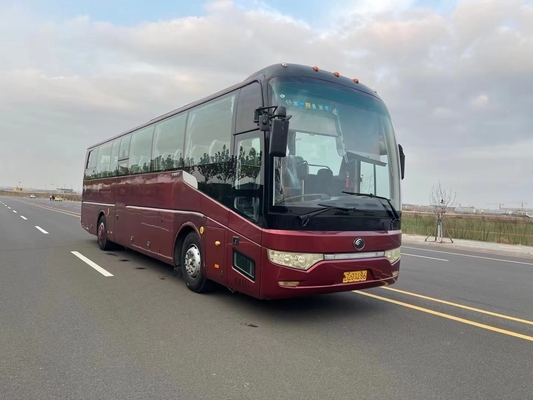 Länge Yutong ZK6122 des zweite Handtouristenbus-12m Blattfederungs-linker benutzter Zug
