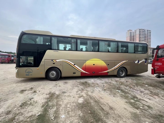 Benutzte Airbag-Suspendierungs-Doppeltüren des Durchfahrt-Bus-Luxusbus-47seats Yutong Zk6126