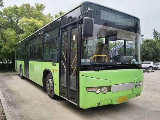 Benutzter Stadt-Bus Yutong LHD Handdes öffentlichen transports des Stadt-Durchfahrt-Bus-zweite Bus