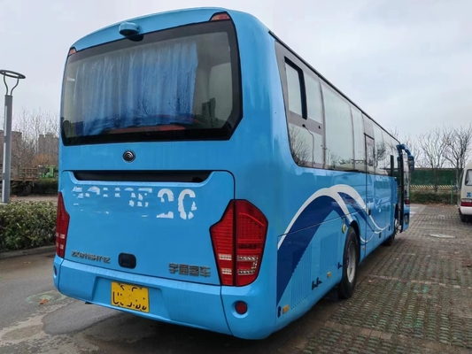 Benutzte Türen Trainer-Bus Double Glasss Yutong Zk6115 60seats Yuchai Maschinen-zwei mit Klimaanlage