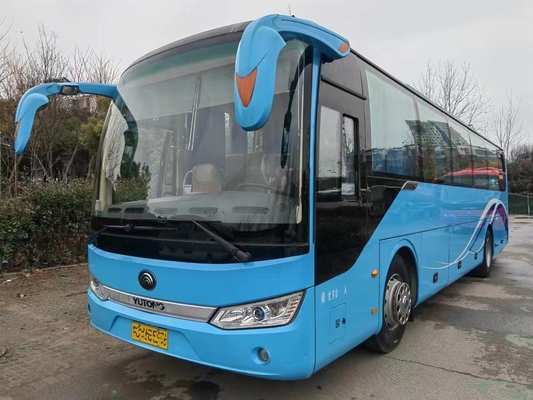 Benutzte Türen Trainer-Bus Double Glasss Yutong Zk6115 60seats Yuchai Maschinen-zwei mit Klimaanlage