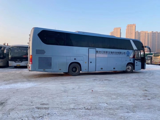 Benutzte 2014-jährige 51 Sitze Trainer-Bus benutzten Bus Team Travel Bus For Africa Kinglong XMQ6128