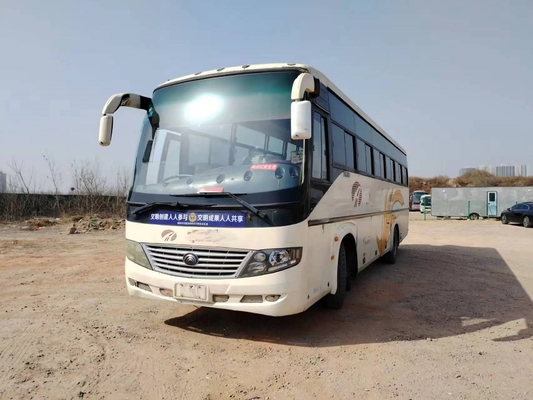 Die benutzten Autobus-Doppeltüren, die Windows 45 Sitze übergeben schieben an zweiter Stelle, jungen Tong Bus ZK6106D