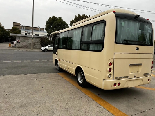 Verwendeter Mini Coach Front Engine 19 setzt Hand-Yutong-Bus ZK6609D der Dieselmotor-Klimaanlagen-zweite