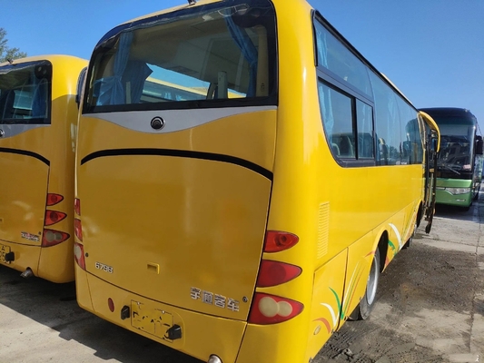 30 Sitze benutzten Hand Yutong ZK6798 Personenwagen-gelbe Farbe-Yuchai-Maschinen-zweite