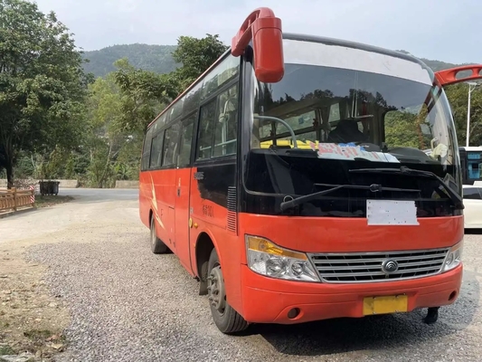 Sitzexterne Schwingtür-gleitendes Fenster Front Engine Used Yutong Bus ZK6752D des zweite Handbus-30