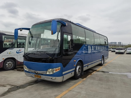 Benutzter Sitz-großer Gepäckraum des Shuttle-Bus-45 10,5 Yuchai-Maschinen-mittlere Tür-2. Hand-Yutong-Meter Bus-ZK6107
