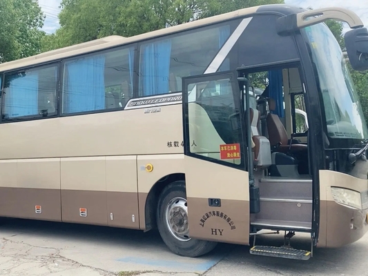 Benutzter Sitz-Yuchai-Maschinen-einzelne Tür-2. Handgoldener Drache XML6113 der Passagier-Bus-Airbag-Suspendierungs-47